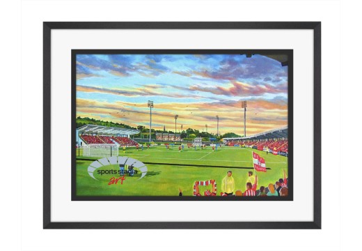 Brandywell Stadium Fine Art Print - Derry City FC